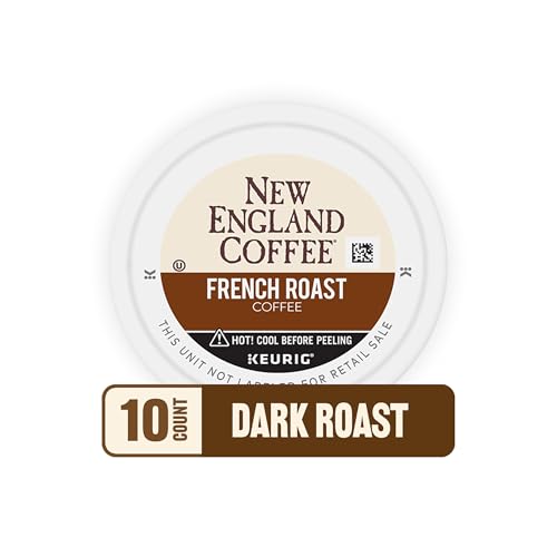 Image of New England Coffee Single Serve Pods, French Roast Dark Roast 10 Count (Pack of 6)