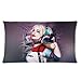 KASPL Harley Quinn Custom Pillowcase Cushion Pillow Case Home Decorative Pillow Cover Fundas para Almohada (40cmx60cm)