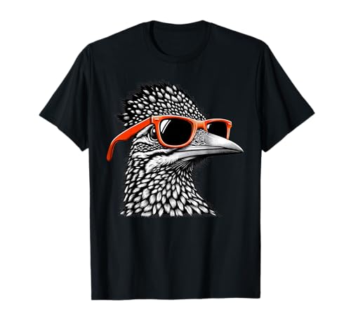 Cool Roadrunner Bird Wearing Sunglasses Graphic Art T-Shirt