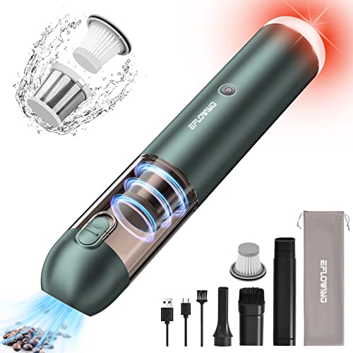 Handheld Vacuum Cordless, Car Vacuum Cordless Rechargeable 16000PA Powerful Suction, ...