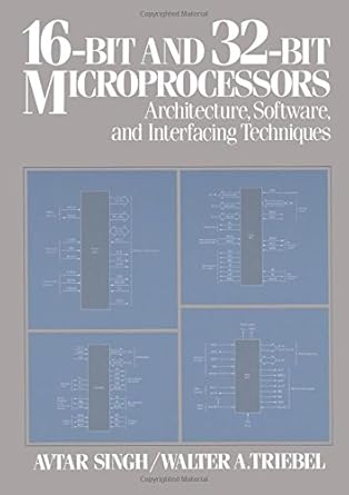 Amazon.com: 16-Bit and 32-Bit Microprocessors: Architecture, Software ...