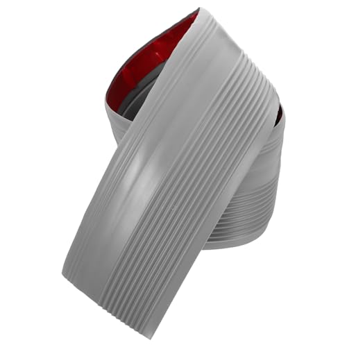 Operitacx Profilé de Finition Autocollant Gris pour Nez de Marche 5 Cm X 2,5 Cm, Protège-bord D'escalier Antidérapant et Protection D'angle pour Escaliers Intérieurs, Remplacement de Nez