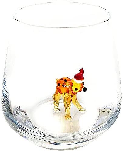 HeguSun Christmas deer drinking glass