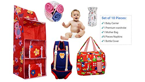 Image of Newborn Baby Gift Set for 0-6 Month 10 Pieces (Multicolor,Premium)