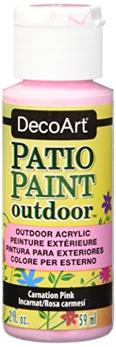 DecoArt Outdoor Acylic Paint, Acrylic, Carnation Pink, 59ML