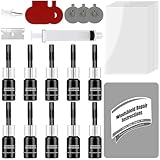 10 Pcs Windshield Repair Kit, 2025 New Windshield Crack Repair Kit Car Glass Repair Kit, Fluid Quick Windshield Repair for Chips and Cracks, Star-Shaped Crack