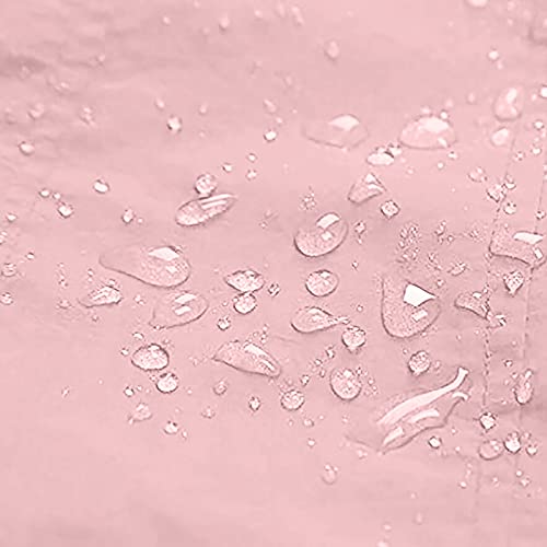 Zeiayuas Damen Regenjacke Regenmantel Mit Kapuze ÜBergangsjacke Atmungsaktiv Mantel Einfarbig Wasserdichte Softshelljacke Bequeme Leichte Kapuzenjacke Outdoorjacke Mittellange Windbreaker Wanderjacke