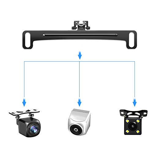 Pixelman Rear Camera License Plate Mount,Rear View Camera Mount Only,Reverse Cam Holder,Dash Cam Rearrview Camera License Plate Bracket,Back Up Camera Accessories #TOP6