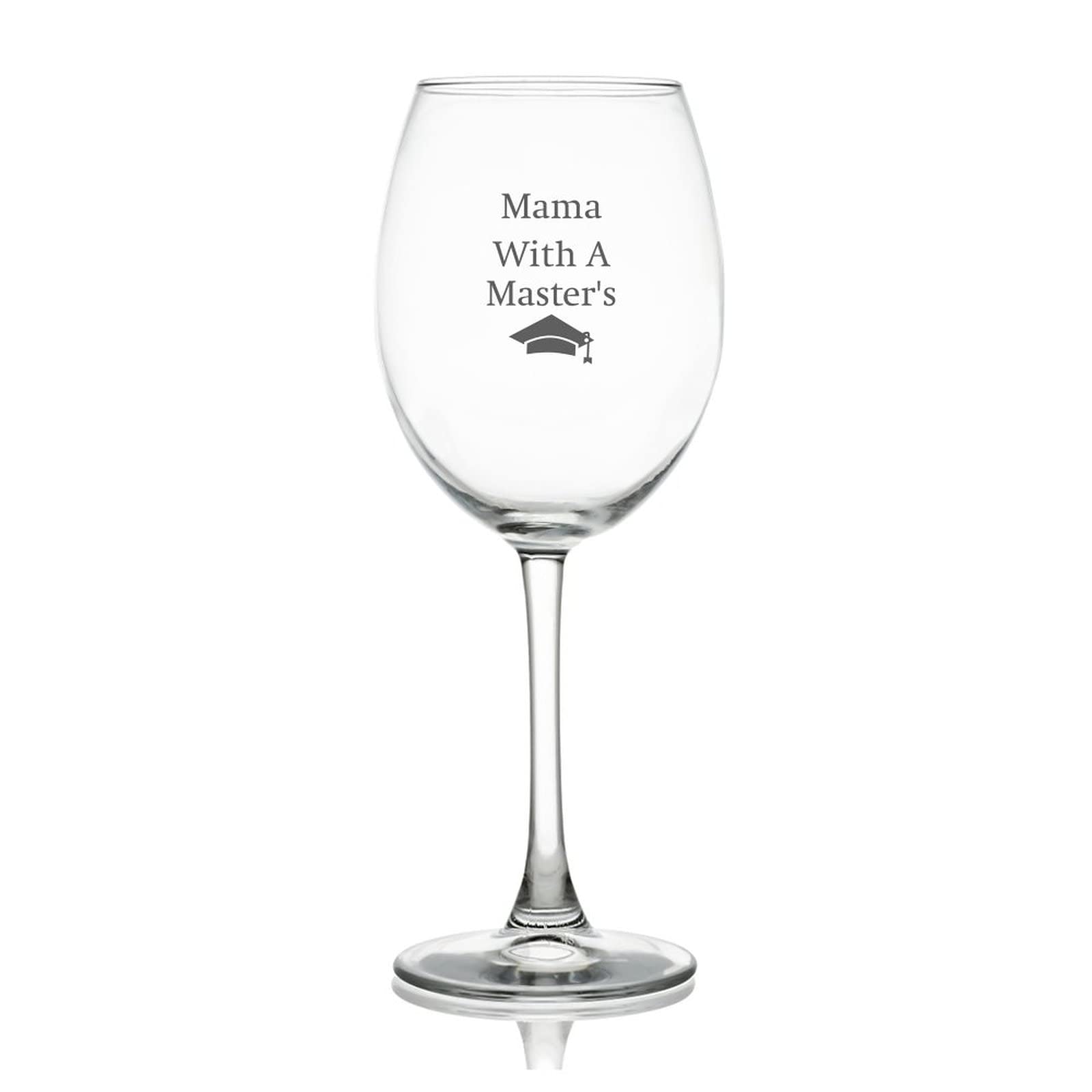 Verre à vin Mama pour mariage et fête élégante entre amis