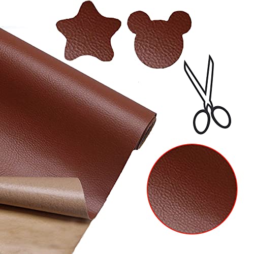 Miniatura 2 de Polipiel Adhesivo, 60 X 137cm Parche Cuero, Parches Para Polipiel, Polipiel Adhesiva, Cuero Adhesivo, Polipiel Adhesiva Piel Para Tapizar Para Sofá, Asiento De Coche, Muebles Marrón