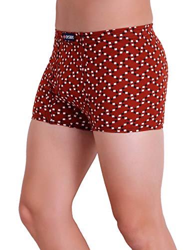 Image of T.T. Pure Cotton Printed Trunks for Men | Regular Fit | Snug Fit | Long Trunks | Inner Elastic | Soft and Comfortable |Assorted Prints| Pack of 3