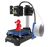 3Dプリンター 本体 家庭用 3Dプリンタ 金属製 高精度 小型 ミニ3Dプリンター 組立簡単 静音設計 子供/初心者/学生教育に適し PLA/TPU材料が可能 説明書付き (ブラック)