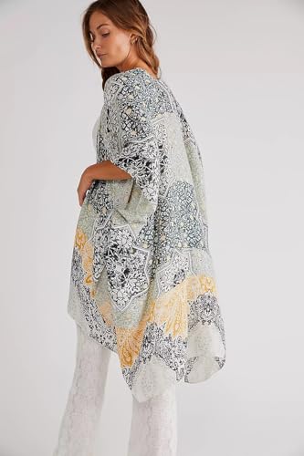 Image of Spicy Sandia Kimonos for Women Floral Beach Cover Up Loose Swimsuit Bathing Suit Coverup Cardigan for Summer Swimwear