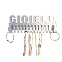 Porta Gioielli Da Parete Galeara - Organizzatore Per Collane, Orecchini E Bracciali - Bianco - Foto 2