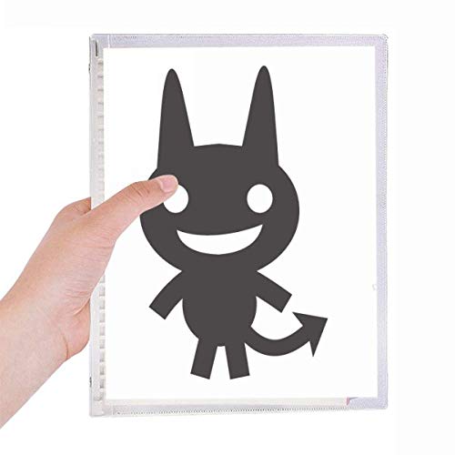 Carnet à spirales Bat Happy Fear rechargeable à feuilles libres pour notes