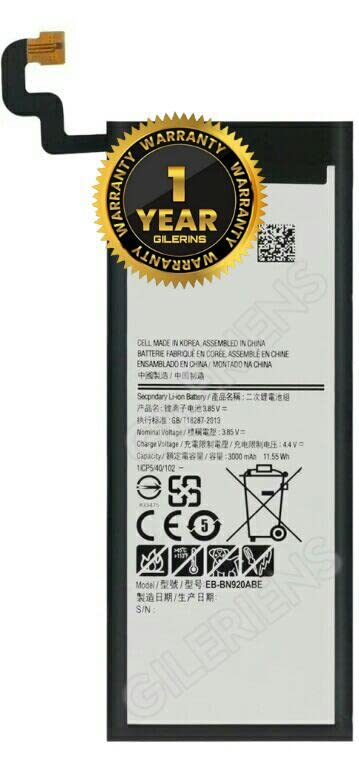 Image of Original EB-BN920ABE Battery for Samsung Galaxy Note 5, N9200,N920T, N920,SM-N9208,N9208, Battery with 1 Year Warranty***(Original Battery 42)