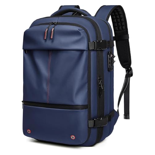 Vacuum Backpack, One Backpack, AirSeal Pro Vacuum Compression Travel Backpacks (Navy,without Pump)