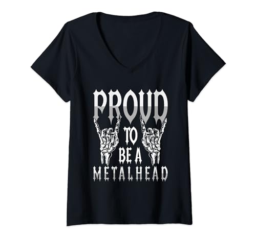 Orgullosos de ser metaleros | Heavy Metal | Rock Rocker Camiseta Cuello V