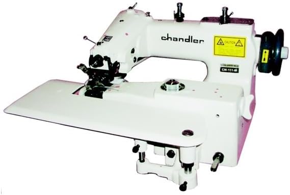 Chandler CM101 Single Thread Chainstitch Blind Stitch Industrial Sewing Machine, Curved Needle, Knee Lever, Skip Stitch .