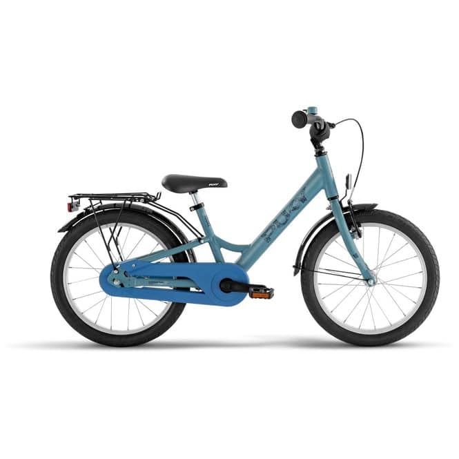 PUKY YOUKE 18 | Kinderfahrrad 18 Zoll ab 5 Jahren | Fahrrad für Kinder mit Rücktrittbremse & V-Brake | Höhenverstellbar & Leicht | Kinder Fahrrad ab 5 Jahre | Made in Germany | Breezy Blue