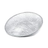 ✅ Altura 9 cm Artipistilos® Base De Sinamay Para Tocados Brest - Plata - Bases Sinamay