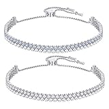 Swarovski Pulsera de mujer chapada en platino con cristal multicolor de talla redonda 5253055