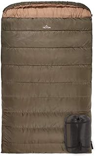TETON Sports Mammoth 0F Queen-Size Double Sleeping Bag; Warm and Comfortable for Family
