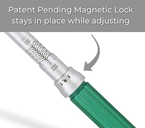 Etork - Magnetic Lock Torque Wrench | 1/4 Torque Wrench | Inch Pound Torque Wrench | Torque Wrench 1/4 Drive | Range: 20-200 In.-Lb./2-23 N.m #TOP3