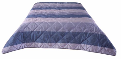 Linder 0906/75/947/180 Bergame Jeté de Lit Ouatiné Polyester Prune/Violine 240 x 180 cm