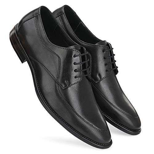 MuntjacGenuine Leather Lace up Formal Office Shoes for Men-P