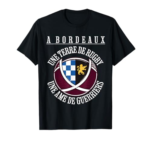 Bordeaux Rugby Maillot Supporter D'UBB Rugbyman Bordelais T-Shirt
