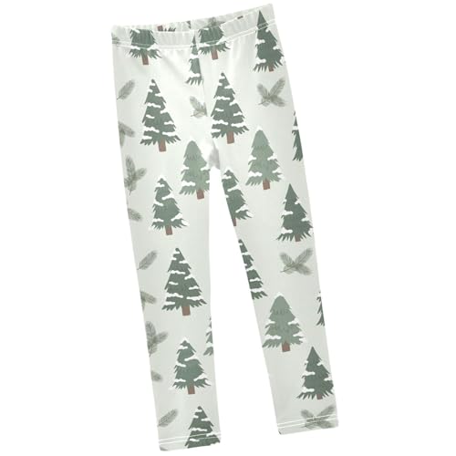 Girls Leggings Soft & Comfortable,Casual Stretch Pants,Kids Tights for Dance Yoga Workout Running Size 4-10