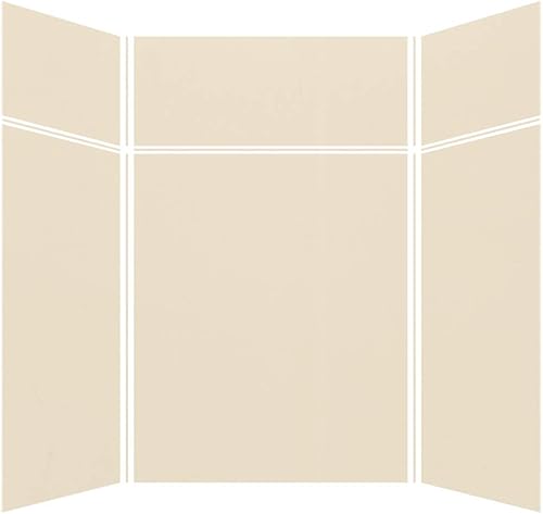 Miniatura 37 de Transolid EWKX603296-31 Expressions - Kit de pared de ducha de 6 paneles con extensión, 32 pulgadas de largo x 60 pulgadas de ancho x 96 pulgadas