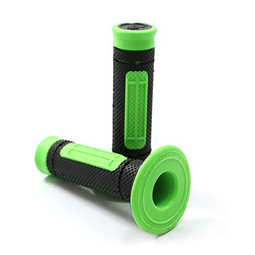 Copart 7/8" Hand Grips Throttle Bar Grips For Motorcycle Atv Dirt Pit Bike Motocross Handlebar Grip For Kawasaki Kx65 Kx85 Kx125 Kx250 Kx250F (Green) #TOP1