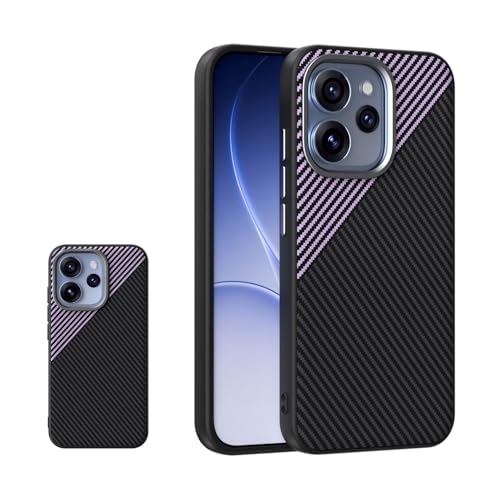 Coque Oppo Reno15 violette en TPU micro-gaufré anti-choc