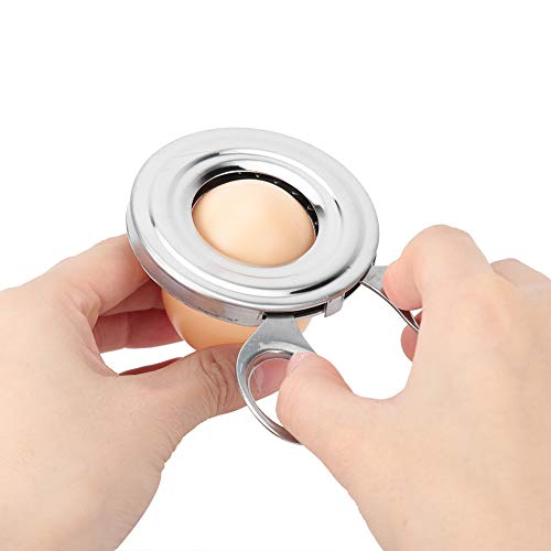 Egg Cracker Topper, Egg Topper Cutter Egg Scissors Boiled Egg Cutter Cracker Stainless Steel Egg Cutter for Remove The Top of Soft Boiled Eggs Cutter Cracker