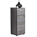 Produktbild trendteam smart living - Badkommode Kommode Schrank - Badezimmer - Line - Aufbaumaß (BxHxT) 30 x 80 x 31 cm - Farbe Sardegna Rauchsilber - 189880221