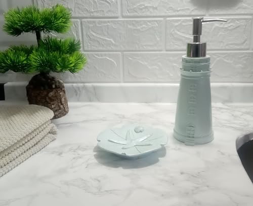 Boston Warehouse Bosphorus ZBOSP-C44 Banyo Seti, 2li, Deniz Feneri Mavi Model - Görsel 2