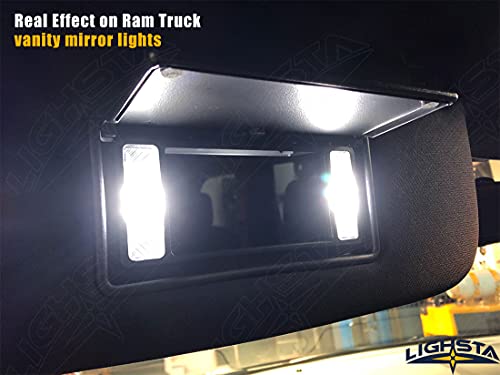 Kit 12 Lámparas LED Blancas para Interior Dodge Ram 2019-2021 miniatura 5