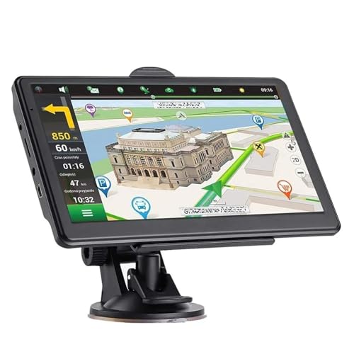 ���C�����X carPlay �A���h���C�h�����\�� 2025�N�V�^���[���b�p�ԗpGPS�i�r�Q�[�V���� 7�C���` 5�^�b�`�X�N���[���i�r�Q�[�^�[ �p�̃g���b�N�p�T���V�F�[�h�t�� �q���i�r 256M+8G(7")