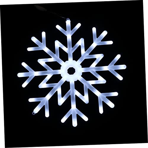 BESTOYARD 3 Pçs Ao Ar Livre Lâmpada De Floco De Neve Festa De Natal Lâmpada De Floco De Neve Ao Ar L