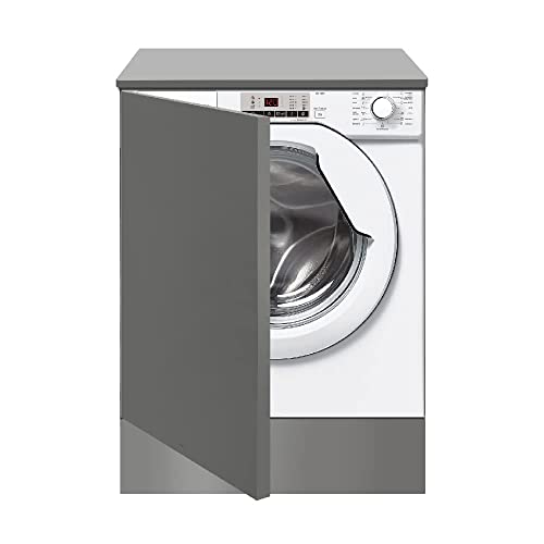 Teka LI5 1280 EUI - Lavadora de Integración, 15 Programas de Lavado, Panel de Control Electrónico, Capacidad 8 kg, 15 Programas de Lavado, Color Blanco