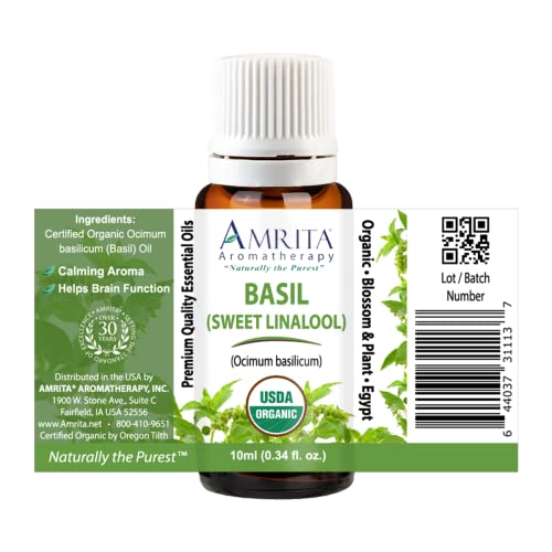 Aceite Esencial Orgánico de Albahaca Dulce Linalol 10ml miniatura 3
