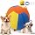 Herding Ball for Dogs, Inflatable Training Toy with Handles for Dog & Horse (Small) - 8
