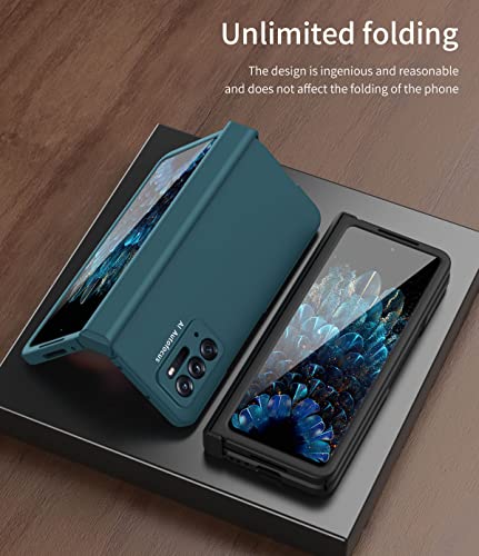 Compatible With Oppo Find N 7.1" 2021, Built-In Tempered Glass Screen Protector Slim Premuim Case With Hinge Shockproof Protection Cover Case For Oppo Find N 7.1" 2021 #TOP4