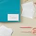 100 Pack Clear Self-Adhesive Pocket Label Holders for Index Cards 3x5, Bulk Top Load Plastic Sleeves for Storage - Clear Pocket Sleeves