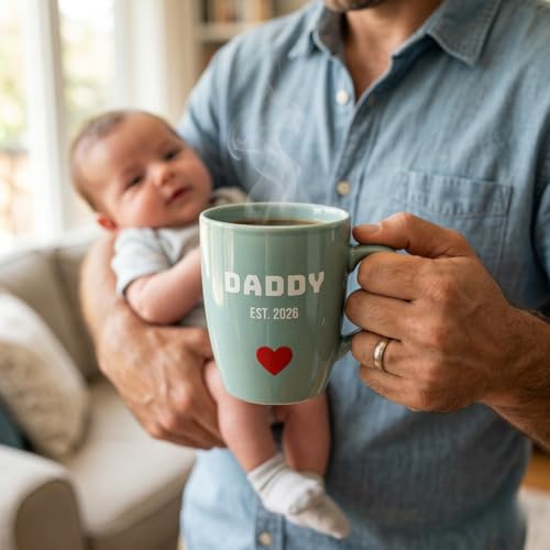 Image of Hello Parenthood Hamper | Est. 2026 Mommy Daddy Mug Set | Unique New Parents Gift | Baby Shower, Hospital Visit & Newborn Gift