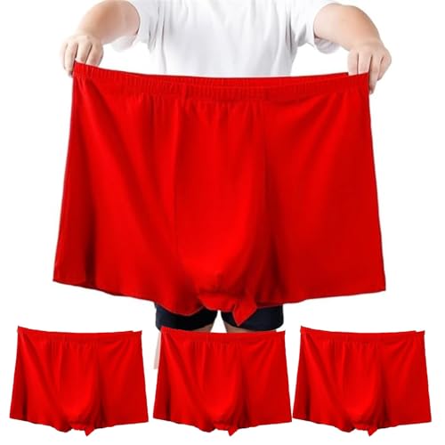 Boxer homme grande taille 160kg anti-frottement sous-vêtement coton ample