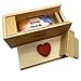 Enigma Secret Puzzle Box Heart - Money Gift Trick Box