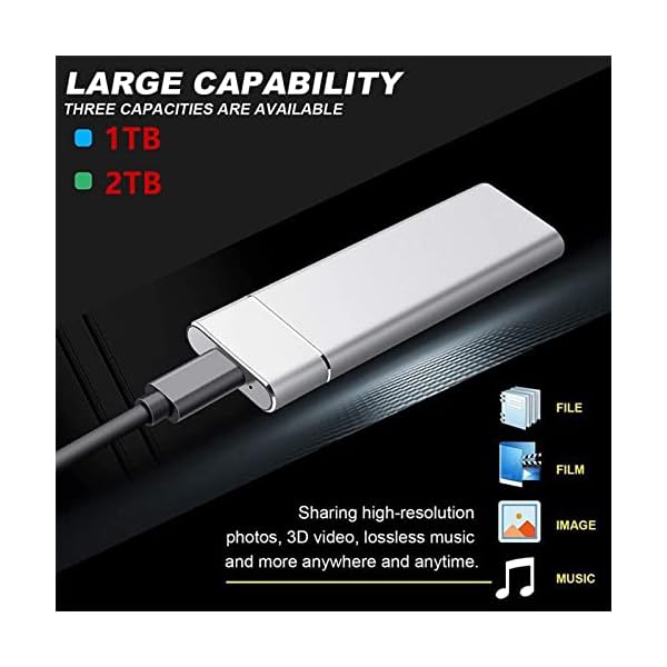 ErLaLa Portable,Externe Festplatte,Externe Festplatte,Festplatte,mobiler Speicher,Mobiles Solid-State-Laufwerk… – Bild 8